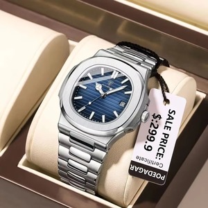 Reloj de Pulsera de Lujo para Hombre, Deportivo, Resistente al Agua, Multifunción, de Cuarzo, Luminoso, de Aleación, Genuino, para Negocios - Product Image 2