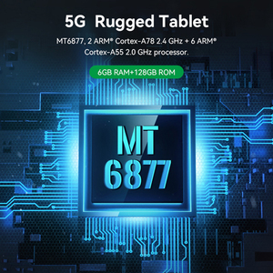 Tableta Industrial Resistente Geshem de 8 Pulgadas, 5G, Android 12, GMS, Quad Core MT6877 - Product Image 3