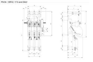 <span class=keywords><strong>NAL</strong></span>/FN18-24D 24KV per interni LBS interruttore di rottura del carico tripolare con accessori opzionali - Product Image 4