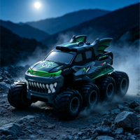 Véhicule télécommandé amphibie tout-terrain 8 roues motrices pour enfants, idéal pour grimper les collines et traverser les zones montagneuses (terre et eau) - Vente en gros