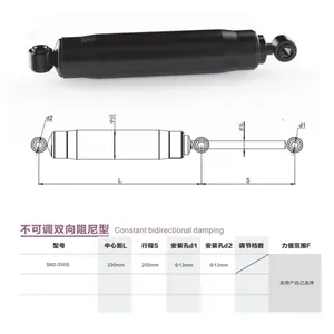 Twisting fitness equipment double shock absorption hydraulic cylinder