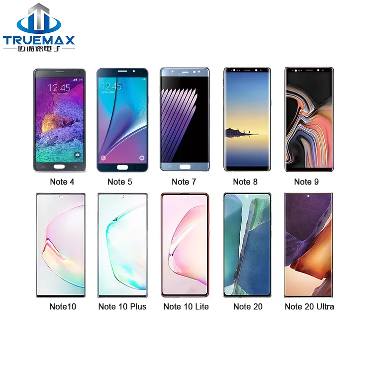 LCD Ponsel untuk Samsung Galaxy Note 3 4 5 6 7 8 9 10 Plus 10 + Lite 5G 20 Ultra Penggantian Tampilan Layar Asli