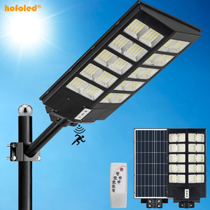Hotsale HOFOLED in alluminio <span class=keywords><strong>per</strong></span> esterni <span class=keywords><strong>lampade</strong></span> <span class=keywords><strong>solari</strong></span> con telecomando impermeabile IP67 2000W 600W 800W 1000W solare lampione da giardino - Product Image 1