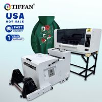 Imprimante DTF A3 de haute qualité d'usine avec four et machine à secouer la poudre avec deux têtes Xp600 pour imprimante DTF de t-shirt 30CM