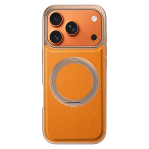 Funda Magnética de Cuero PU para iPhone 17 16 15 14 13 Pro Max 17 Air con Protección de 360 Grados °   Funda Antigolpes con Soporte de Anillo - Product Image 1