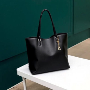 Luxury Women Faux <b>Leather</b> Two Handle Zip Handbag Tassel Detail Fashion Shoulder Tote <b>Bag</b> Large Capacity <b>Soft</b> Office Use Purse - Product Image 2