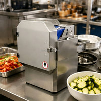 Trancheuse à légumes électrique commerciale, machine à couper les légumes à feuilles pour équipement de cuisine commerciale