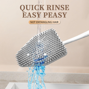 Ensemble de brosses WC à <span class=keywords><strong>prix</strong></span> d'usine, brosse WC en TPR pour nettoyage en profondeur avec support - Product Image 4