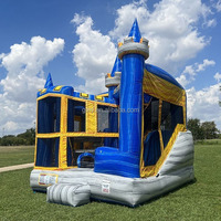 5 in 1 Party Miet ausrüstung Jumpy House aufblasbare Bounce House Blow Up Häuser Bounce Castle Werbung für Erwachsene