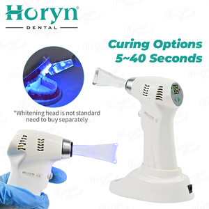 Lampe <span class=keywords><strong>de</strong></span> photopolymérisation LED dentaire Horyn 5-40s en alliage d'aluminium, lampe <span class=keywords><strong>de</strong></span> polymérisation colorée en métal pour usage en clinique dentaire et vétérinaire - Product Image 5