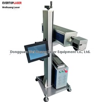 Machine de marquage au laser pour la date d'expiration des sacs en plastique, machine de codage au laser pour les logos de marque sur les boîtes en carton ondulé