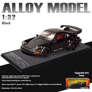 รถโมเดล Porsche 911 RWB ขนาด 1:32 วัสดุโลหะผสม พร้อมเสียงและไฟ เปิดประตูได้ ของสะสม รถซูเปอร์คาร์ ของเล่นเด็กผู้ชาย - Product Image 3