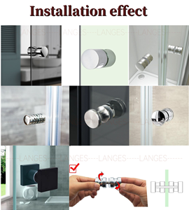 Factory Sale Solid <strong>Door</strong> <strong>Knobs</strong> Modern Metal Zinc Alloy Hollow Shower Room Sliding <strong>Finger</strong> Pull Handle - Product Image 5