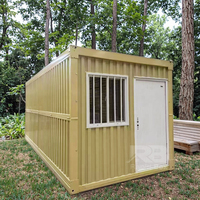 Boîte rapide pas cher 20 pieds Casa modulaire maison mobile pliable maison préfabriquée petit conteneur maison pliante avec toilettes