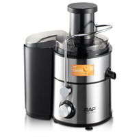 Extracteur de Jus RAF 4 en 1 Puissant à Large Goulot en Acier Inoxydable pour Légumes et Fruits