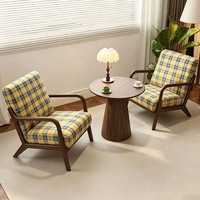 Fauteuil simple rétro français léger, mobilier d'hôtel, chaise de balcon haut de gamme, chaise de loisirs design antique, chaise individuelle
