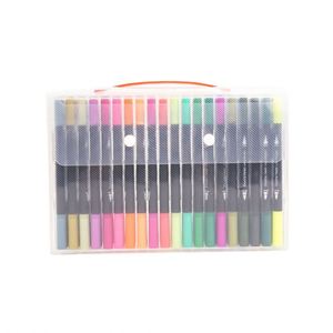 Hot Selling Double Ended Fine and Mango Tip Dual Tips Brush <b>Paint</b> Marker Pen <b>Set</b> With Support Customization - Product Image 2