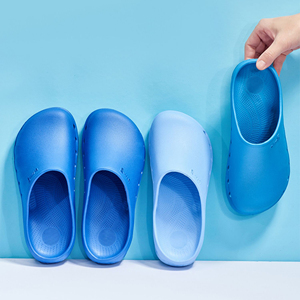 Chaussons de salle d'opération médicale, <span class=keywords><strong>chaussures</strong></span> de travail d'hôpital, <span class=keywords><strong>chaussures</strong></span> de sécurité basses, design à trous, unisexe, antidérapantes, automne, EVA, laboratoire - Product Image 2