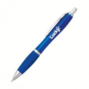Stylo bille en plastique couleur de haute qualité, personnalisable avec logo, disponible en OEM, best-seller pour l'école et le bureau - Product Image 1