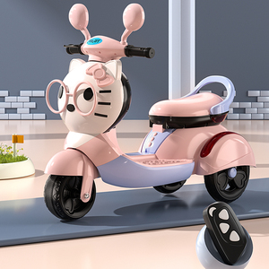 Motos électriques pour enfants : <span class=keywords><strong>Moto</strong></span> à batterie pour filles avec roues puissantes – Véhicule porteur pour enfants - Product Image 5