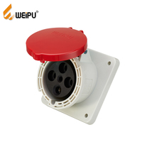 Connecteur étanche industriel WEIPU 230V 3/4/5 pôles CE IP68 prises électriques connecteur de boîtier PC en Nylon
