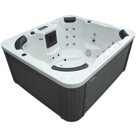 Personnalisation du meilleur fournisseur en Chine Bain à remous Spa extérieur populaire pour 4 personnes