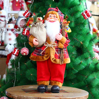 Nouveau style noël père noël poupée décoration de la maison père noël poupée tissu de noël joyeux noël décorations pour la maison nouvel an approvisionnement