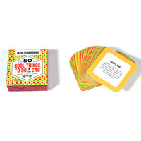 Jeu de cartes interactif en papier pour le divertissement familial, idéal pour le camping, jeu de solitaire portable et coloré