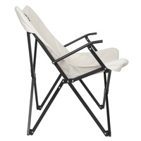 Chaise de pêche de plage compacte pliable avec cadre métallique robuste résistant à l'usure