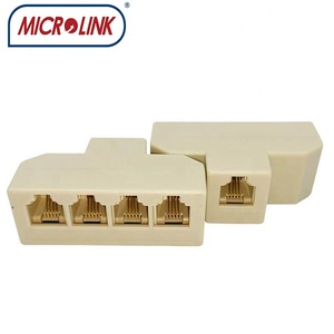 <span class=keywords><strong>Prise</strong></span> <span class=keywords><strong>t</strong></span>éléphonique 1 femelle à 3 femelle RJ11 6P4C séparateur de <span class=keywords><strong>prise</strong></span> 2 /3/4 voies adaptateur <span class=keywords><strong>T</strong></span> - Product Image 4
