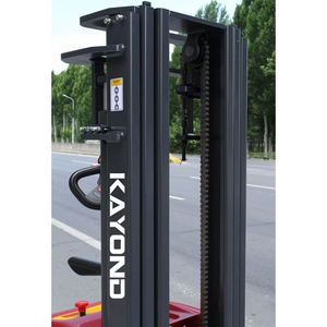 Apilador Eléctrico de Paletas de Doble Elevación Inicial de 3m 3.5 con Capacidad de 1500kg/2000kg, Montacargas con Batería de 48V para Uso en Almacenes, CE - Product Image 5