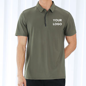 Hot Selling Custom Polo Tee Loose Fit Custom Minimalist Style Quick-dry UV Protection Summer Office <b>Shirt</b> - Product Image 6