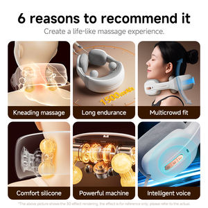Masajeador de cuello y hombros multifuncional eléctrico montable de viaje inteligente portátil para fisioterapia Cervical - Product Image 6