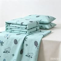 Tissu en polyester imprimé à motifs mignons pour taie d'oreiller pour enfants