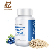 Tabletas de Apoyo Urinario para Mascotas OEM ODM, Arándano Rojo, D-Manosa, Astrágalo, Vitamina C, Fórmula Natural, Absorción Rápida, Halal/Kosher