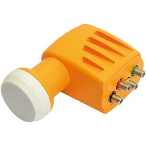 Per teli 747701 digitale LNB Offset Quattro 4 uscite spina UK/US/EU 12 mesi di garanzia materiale plastico Ku Band Ha-Va-Hb-Vb - Product Image 1