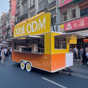 Grand véhicule de vente ambulante pour fêtes, camion à tacos, chariot à café et snacks, remorque BBQ, équipement de food truck - Product Image 5