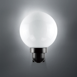 Lampada a Sfera in Plastica Acrilica Opale E27 Impermeabile IP44 <span class=keywords><strong>per</strong></span> Giardino, <span class=keywords><strong>Illuminazione</strong></span> Esterna e Interna a LED, Applique da Parete - Product Image 3