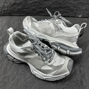 Luxury Designer Retro Closed Toe Dad <b>Shoes</b> <b>Men</b> Women Casual Sporty <b>Breathable</b> Waterproof Genuine Leather Upper Fashion Trend - Product Image 2