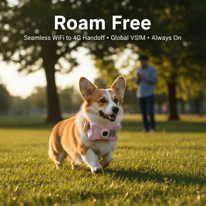 Collier GPS intelligent haut de gamme pour animaux de compagnie avec suivi de localisation et d'activité en temps réel - Product Image 5
