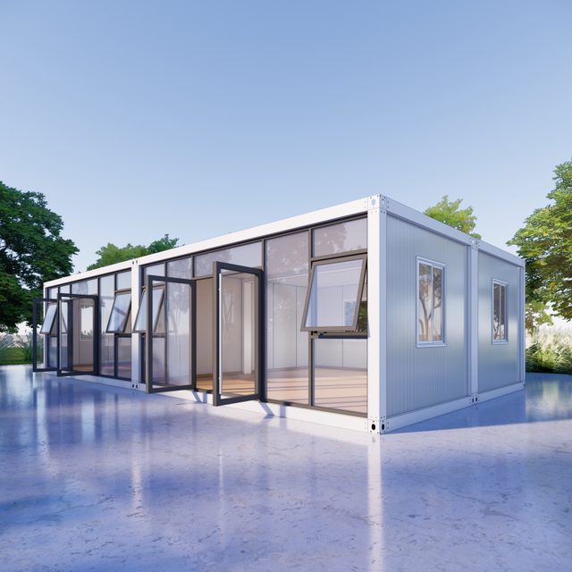 Prefabricated 40*20ft Container Frame Module Office Steel Customized Container Office Portable Contenedor Home Modulares House