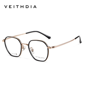 Veithdia Octagonal Eyeglasses <b>Frame</b> Titanium Full-<b>Frame</b> Anti Blue Light Protection Unisex 5037 - Product Image 5