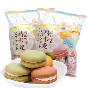 376g mixed flavor mixed biscuits halal food macaron sandwich biscuits