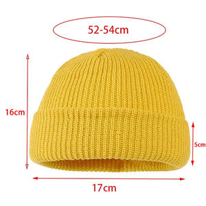 بيع بالجملة تصميم مخصص قبعة صغيرة مطرزة بشعار دافئ كروشيه شتوية للأطفال الصغار - Product Image 2