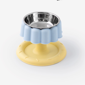 <span class=keywords><strong>Bol</strong></span> à nourriture et à eau pour animaux de compagnie, chat et chien, en acier inoxydable, amovible, lavable, double usage, protection des pattes et du cou - Product Image 1