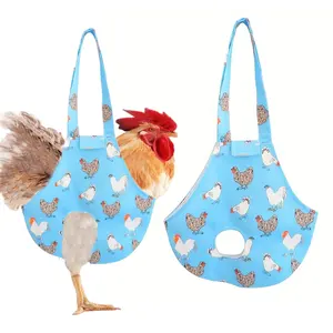 Portador de pollos con asa, bolsa de soporte para pollos, bolsa de transporte con eslinga de gallina, bolsa de mano para atrapar gallina