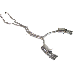 Pot d'échappement sport Valvetronic de haute qualité OBM Ss304 pour <span class=keywords><strong>Audi</strong></span> S4/<span class=keywords><strong>S5</strong></span> B8/B8.5/B9 3.0T avec embouts argentés - Product Image 2