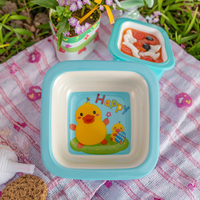 Bol en mélamine avec imprimé personnalisé de dessin animé, vaisselle de table pour l'alimentation des enfants, 5.1 pouces, offre spéciale