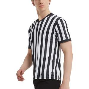 2025 personalizado impreso cuello en V árbitro Jersey venta al por mayor ropa de fútbol con nombre y número opción adicional - Product Image 5