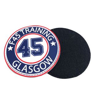 Wholesale Custom Rubber Patch Waterproof Soft <b>Badges</b> PVC Hook Bag Tag Rubber Labels for Clothing - Product Image 3